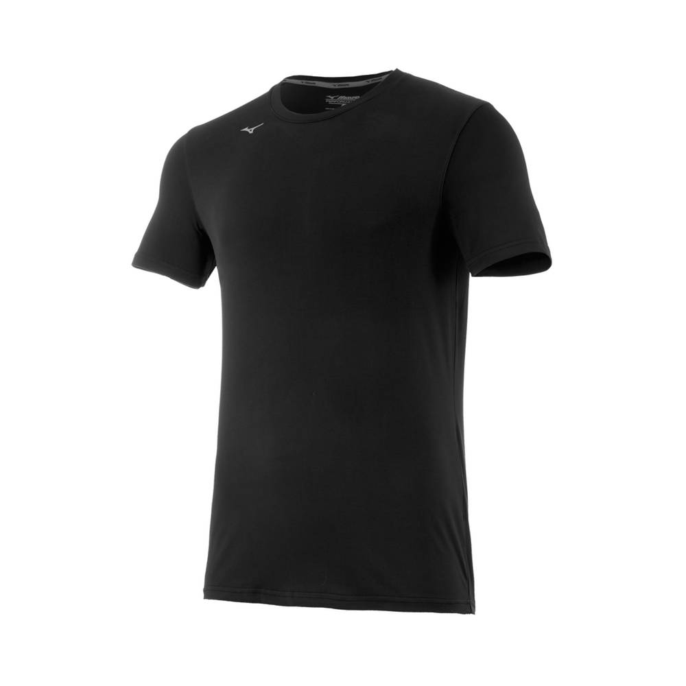 Camisetas Mizuno Attack 2.0 Hombre Negras Outlet RYPD-32670